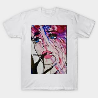 Crying Comic Girl T-Shirt